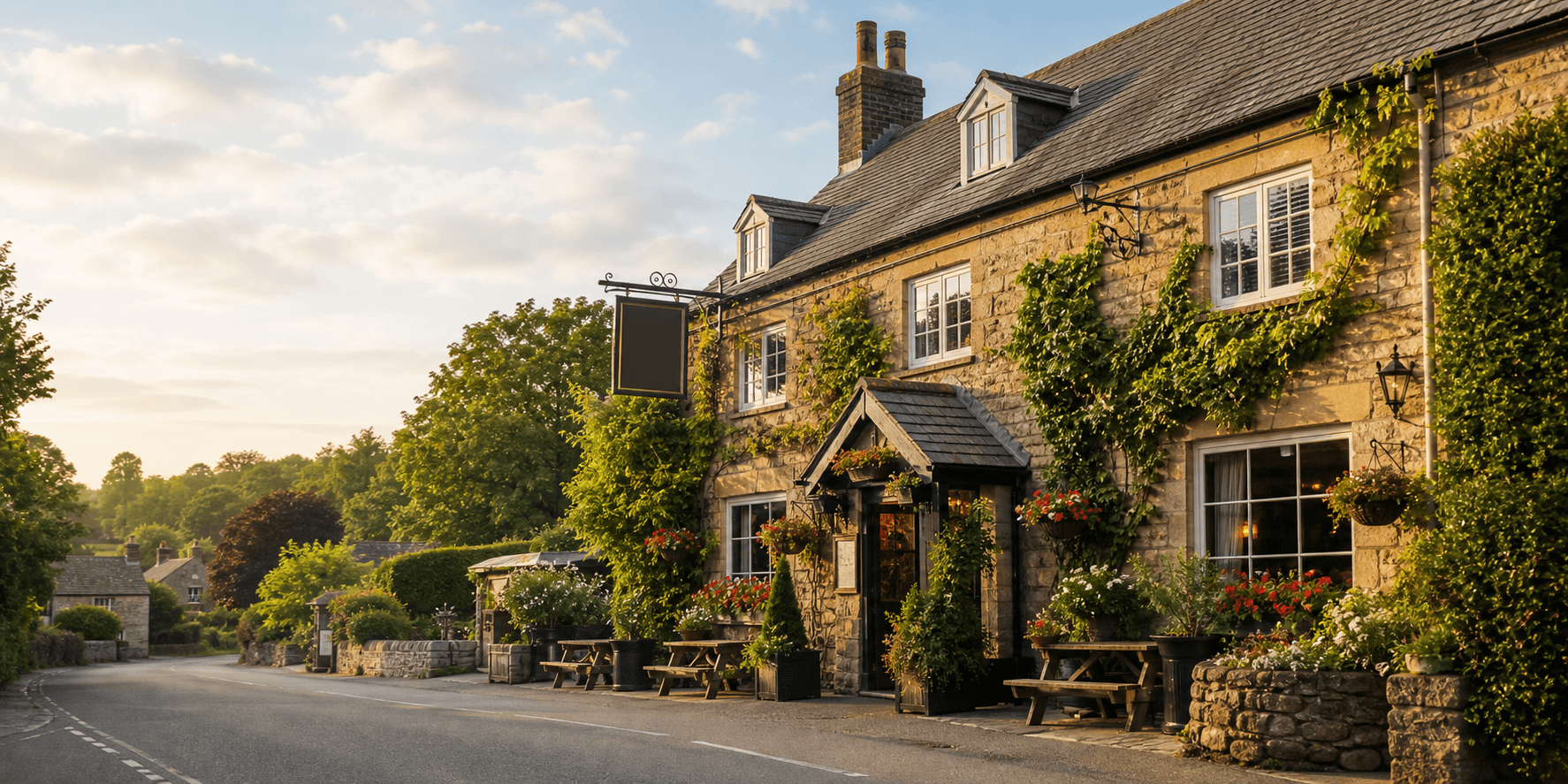 A welcoming British country inn
